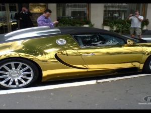 bugatti veyron gold